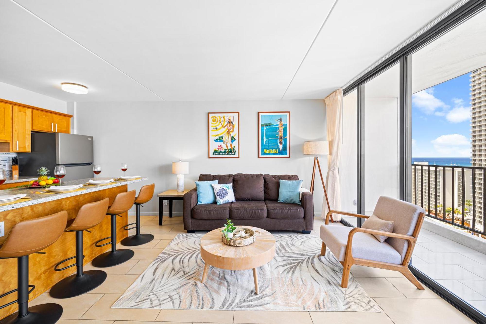 Great Ocean View Condo, Near Beach With Free Parking! Honolulu Luaran gambar