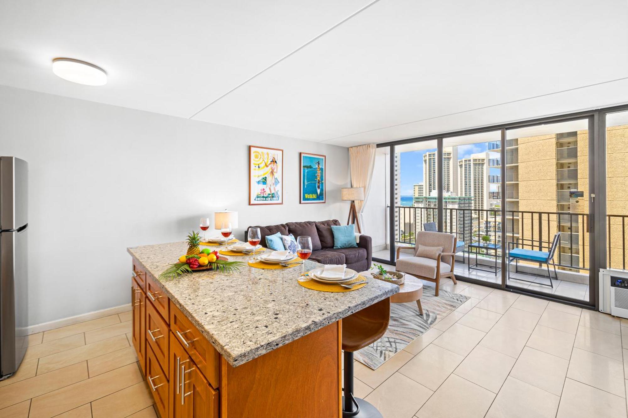 Great Ocean View Condo, Near Beach With Free Parking! Honolulu Luaran gambar