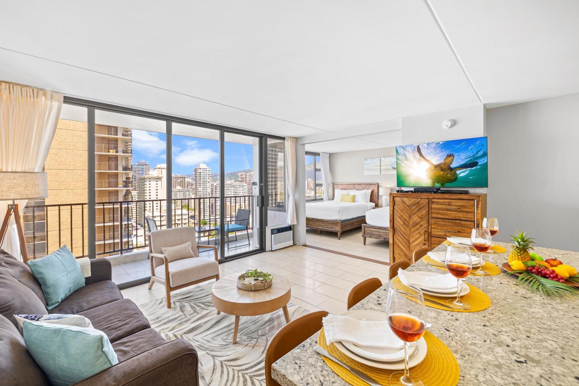 Great Ocean View Condo, Near Beach With Free Parking! Honolulu Luaran gambar